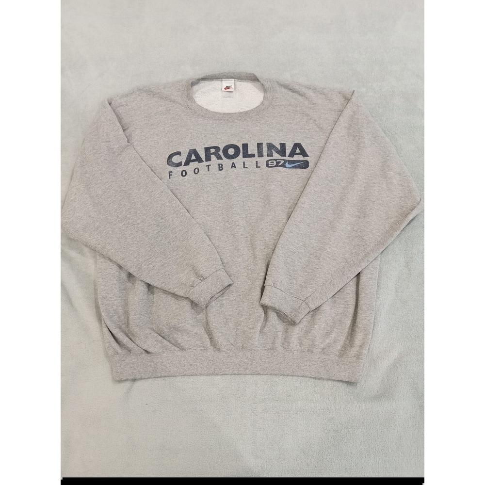 Vintage Nike UNC Tar Heels Crew Neck Football Sweater Football XXL 2XL‎ Vtg